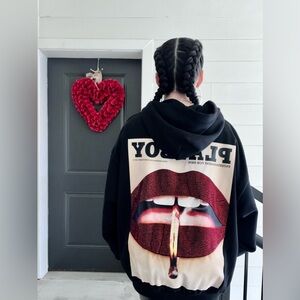 Playboy hoodie dark feminine